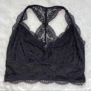 Black Lace Racerback Bralette
